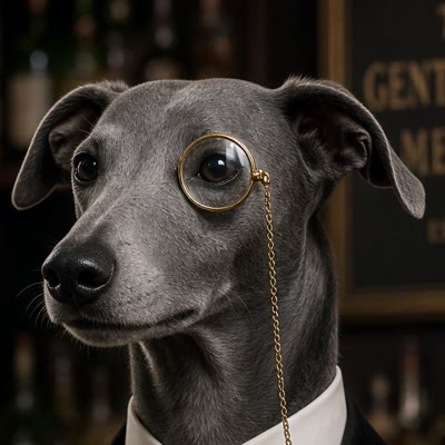 Sir Dashwood, the Dash Authority mascot, wearing a gold monocle